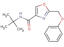 N-(tert-butyl)-2-(phenoxymethyl)-1,3-oxazole-4-carboxamide