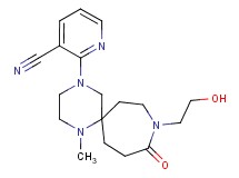 2-[9-(2-hydroxyethyl)-1-methyl-10-oxo-1,4,9-triazaspiro[5.6]dodec-4-yl]nicotinonitrile