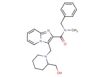 N-benzyl-3-{[2-(hydroxymethyl)-1-piperidinyl]methyl}-N-methylimidazo[1,2-a]pyridine-2-carboxamide