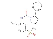 N-[2-methyl-5-(methylsulfonyl)phenyl]-2-phenylpyrrolidine-1-carboxamide