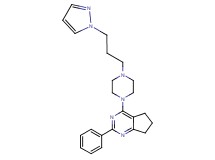 2-phenyl-4-{4-[3-(1H-pyrazol-1-yl)propyl]-1-piperazinyl}-6,7-dihydro-5H-cyclopenta[d]pyrimidine