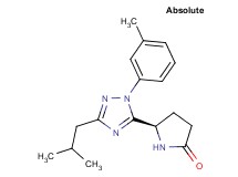 (5R)-5-[3-isobutyl-1-(3-methylphenyl)-1H-1,2,4-triazol-5-yl]pyrrolidin-2-one