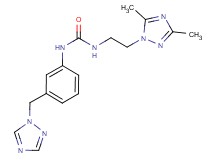 N-[2-(3,5-dimethyl-1H-1,2,4-triazol-1-yl)ethyl]-N'-[3-(1H-1,2,4-triazol-1-ylmethyl)phenyl]urea