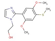 2-{2-[2,5-dimethoxy-4-(methylthio)phenyl]-1H-imidazol-1-yl}ethanol