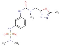 N'-(3-{[(dimethylamino)sulfonyl]amino}phenyl)-N-methyl-N-[(5-methyl-1,3,4-oxadiazol-2-yl)methyl]urea