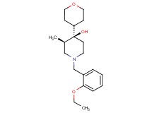 (3R*,4R*)-1-(2-ethoxybenzyl)-3-methyl-4-(tetrahydro-2H-pyran-4-yl)-4-piperidinol