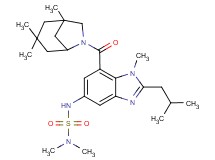 N'-{2-isobutyl-1-methyl-7-[(1,3,3-trimethyl-6-azabicyclo[3.2.1]oct-6-yl)carbonyl]-1H-benzimidazol-5-yl}-N,N-dimethylsulfamide