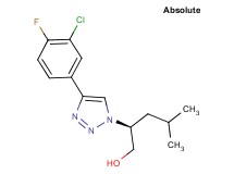 (2S)-2-[4-(3-chloro-4-fluorophenyl)-1H-1,2,3-triazol-1-yl]-4-methylpentan-1-ol