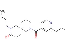 2-butyl-8-(2-ethylisonicotinoyl)-2,8-diazaspiro[5.5]undecan-3-one