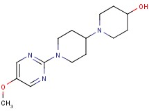 1'-(5-methoxy-2-pyrimidinyl)-1,4'-bipiperidin-4-ol