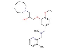 1-(1-azocanyl)-3-[2-methoxy-5-({methyl[(3-methyl-2-pyridinyl)methyl]amino}methyl)phenoxy]-2-propanol