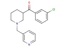 (3-chlorophenyl)[1-(3-pyridinylmethyl)-3-piperidinyl]methanone