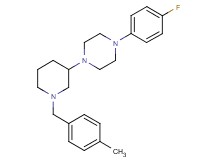 1-(4-fluorophenyl)-4-[1-(4-methylbenzyl)-3-piperidinyl]piperazine