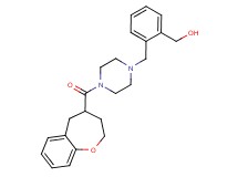 (2-{[4-(2,3,4,5-tetrahydro-1-benzoxepin-4-ylcarbonyl)piperazin-1-yl]methyl}phenyl)methanol
