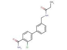 3-chloro-3'-[(propionylamino)methyl]biphenyl-4-carboxamide