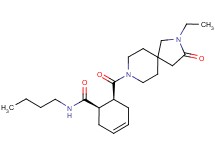 (1R*,6S*)-N-butyl-6-[(2-ethyl-3-oxo-2,8-diazaspiro[4.5]dec-8-yl)carbonyl]cyclohex-3-ene-1-carboxamide