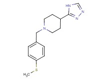 1-[4-(methylthio)benzyl]-4-(4H-1,2,4-triazol-3-yl)piperidine
