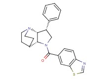 (3R*,3aR*,7aR*)-1-(1,3-benzothiazol-6-ylcarbonyl)-3-phenyloctahydro-4,7-ethanopyrrolo[3,2-b]pyridine