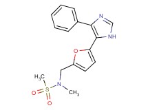 N-methyl-N-{[5-(4-phenyl-1H-imidazol-5-yl)-2-furyl]methyl}methanesulfonamide