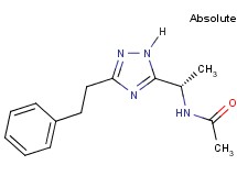 N-{(1S)-1-[3-(2-phenylethyl)-1H-1,2,4-triazol-5-yl]ethyl}acetamide