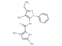 N-(3-ethyl-4-methyl-1-phenyl-1H-pyrazol-5-yl)-3,5-dimethyl-1H-pyrrole-2-carboxamide