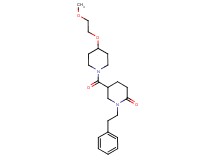 5-{[4-(2-methoxyethoxy)-1-piperidinyl]carbonyl}-1-(2-phenylethyl)-2-piperidinone