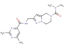 2-({[(2,6-dimethylpyrimidin-4-yl)carbonyl]amino}methyl)-N,N-dimethyl-6,7-dihydropyrazolo[1,5-a]pyrazine-5(4H)-carboxamide
