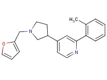 4-[1-(2-furylmethyl)pyrrolidin-3-yl]-2-(2-methylphenyl)pyridine