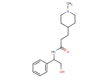 N-(2-hydroxy-1-phenylethyl)-3-(1-methylpiperidin-4-yl)propanamide