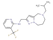 N-[(5-isobutyl-5,6,7,8-tetrahydro-4H-pyrazolo[1,5-a][1,4]diazepin-2-yl)methyl]-3-(trifluoromethyl)pyridin-2-amine