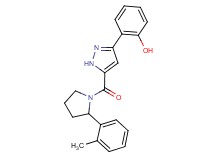 2-(5-{[2-(2-methylphenyl)pyrrolidin-1-yl]carbonyl}-1H-pyrazol-3-yl)phenol