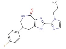 7-(4-fluorophenyl)-2-(1-propyl-1H-imidazol-2-yl)-5,6,7,8-tetrahydroimidazo[4,5-c]azepin-4(1H)-one