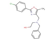 2-(benzyl{[2-(4-chlorophenyl)-5-methyl-1,3-oxazol-4-yl]methyl}amino)ethanol