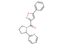 2-{1-[(5-phenylisoxazol-3-yl)carbonyl]pyrrolidin-2-yl}pyridine