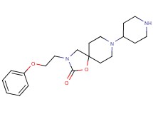 3-(2-phenoxyethyl)-8-(4-piperidinyl)-1-oxa-3,8-diazaspiro[4.5]decan-2-one dihydrochloride