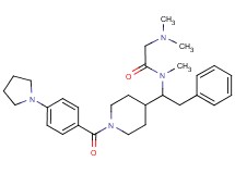 N~1~,N~2~,N~2~-trimethyl-N~1~-(2-phenyl-1-{1-[4-(1-pyrrolidinyl)benzoyl]-4-piperidinyl}ethyl)glycinamide