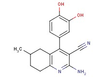2-amino-4-(3,4-dihydroxyphenyl)-6-methyl-5,6,7,8-tetrahydroquinoline-3-carbonitrile