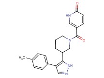5-({3-[4-(4-methylphenyl)-1H-pyrazol-5-yl]piperidin-1-yl}carbonyl)pyridin-2(1H)-one