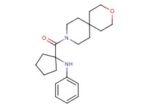 N-[1-(3-oxa-9-azaspiro[5.5]undec-9-ylcarbonyl)cyclopentyl]aniline