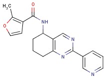 2-methyl-N-[2-(3-pyridinyl)-5,6,7,8-tetrahydro-5-quinazolinyl]-3-furamide