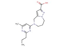 5-(6-methyl-2-propylpyrimidin-4-yl)-5,6,7,8-tetrahydro-4H-pyrazolo[1,5-a][1,4]diazepine-2-carboxylic acid