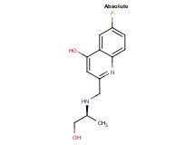 6-fluoro-2-({[(1S)-2-hydroxy-1-methylethyl]amino}methyl)quinolin-4-ol