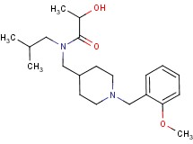 2-hydroxy-N-isobutyl-N-{[1-(2-methoxybenzyl)piperidin-4-yl]methyl}propanamide