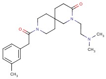 2-[2-(dimethylamino)ethyl]-9-[(3-methylphenyl)acetyl]-2,9-diazaspiro[5.5]undecan-3-one