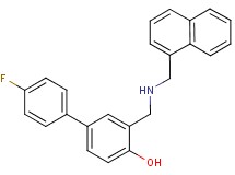4'-fluoro-3-{[(1-naphthylmethyl)amino]methyl}-4-biphenylol