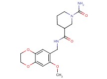 N~3~-[(7-methoxy-2,3-dihydro-1,4-benzodioxin-6-yl)methyl]-1,3-piperidinedicarboxamide