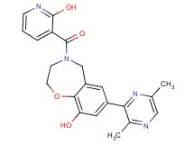 7-(3,6-dimethylpyrazin-2-yl)-4-[(2-hydroxypyridin-3-yl)carbonyl]-2,3,4,5-tetrahydro-1,4-benzoxazepin-9-ol