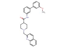 N-(3'-methoxy-3-biphenylyl)-1-(2-quinolinylmethyl)-4-piperidinecarboxamide