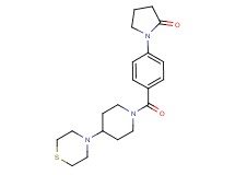 1-{4-[(4-thiomorpholin-4-ylpiperidin-1-yl)carbonyl]phenyl}pyrrolidin-2-one