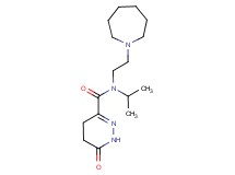 N-(2-azepan-1-ylethyl)-N-isopropyl-6-oxo-1,4,5,6-tetrahydropyridazine-3-carboxamide